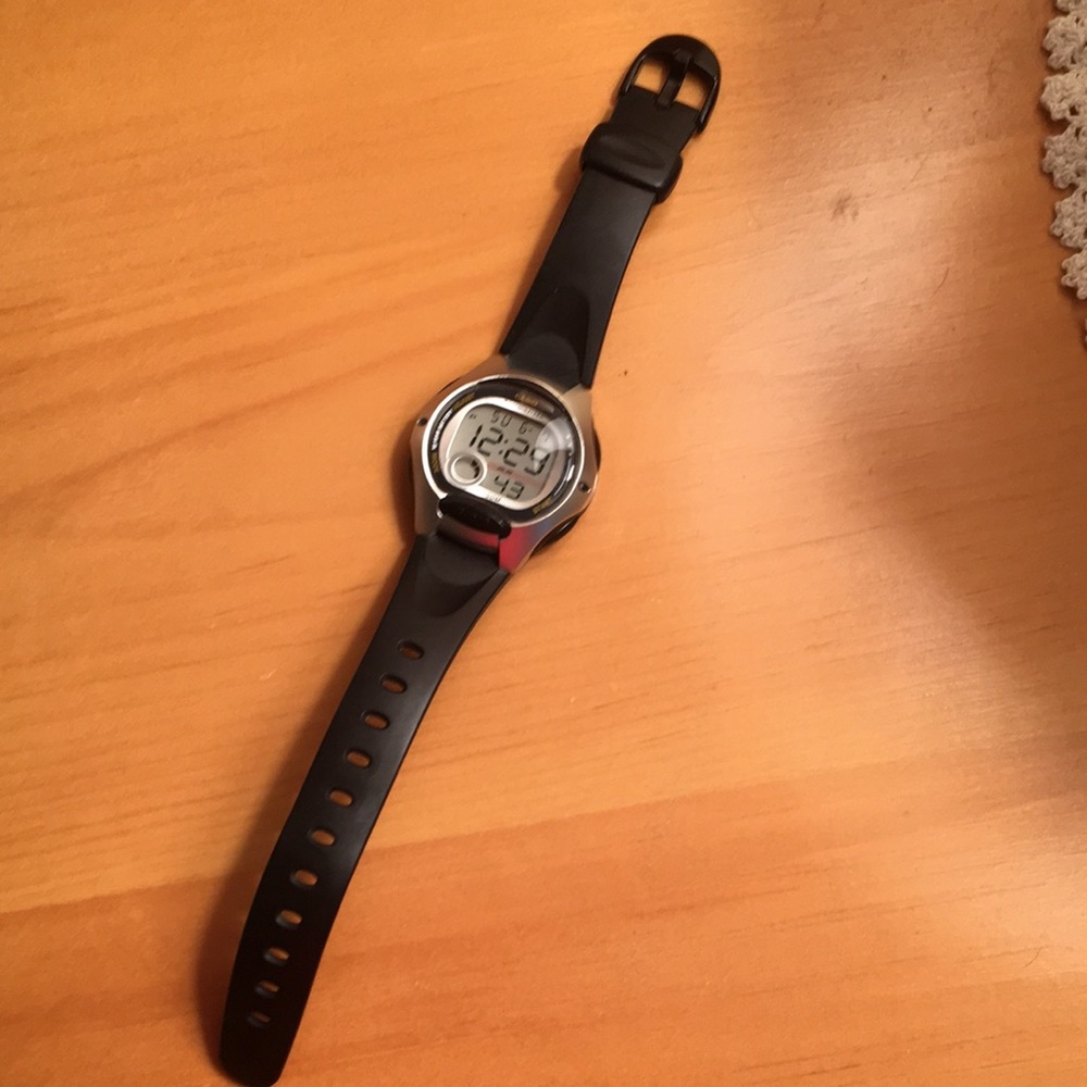 Casio water-resistant, digital watch